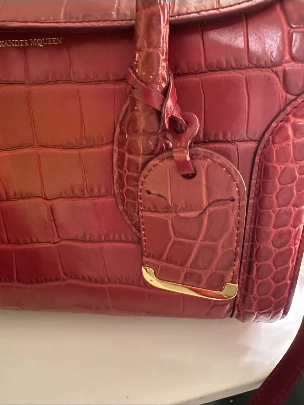 Alexander McQueen stylish red